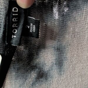 Torrid 2 Tie dye button cardigan